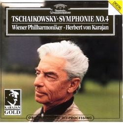  Herbert von Karajan, Wiener Philharmoniker ‎– Symphonie Nr. 4 F-moll Op. 36 